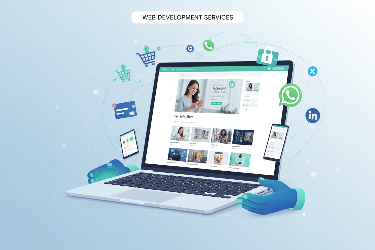 Donnez vie à votre projet en ligne ! Nous créons pour vous un site web professionnel ou une boutique Shopify clé en main, parfaitement adaptée à vos besoins. Que vous soyez débutant ou professionnel, nous vous accompagnons via WhatsApp, téléphone ou réseaux sociaux jusqu’à la mise en ligne complète de votre site.

💡 Ce que nous offrons :

Conception d’un site web moderne et responsive

Installation et configuration de Shopify ou WordPress

Aide à la gestion des produits et moyens de paiement

Optimisation 