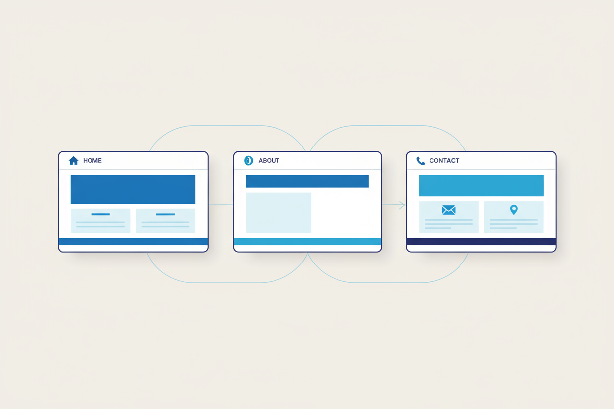 Option 1 – Basic Setup

Mise en place d’un site vitrine simple (1 à 3 pages)