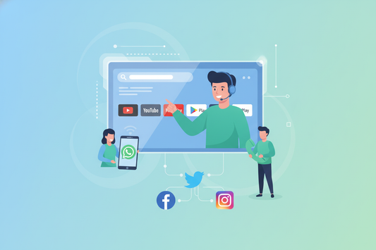 Service professionnel fourni par TechFixPro. Assistance complète via WhatsApp, téléphone ou réseaux sociaux pour : formation de base à l’utilisation android tv.